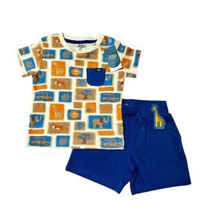 NWT Jojo Maman Bebe Safari Postcard Set Size 6-12 months